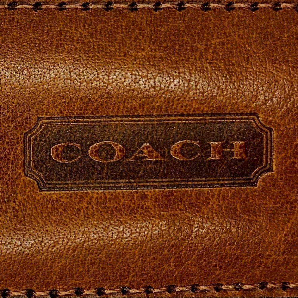Vintage Coach Tan  Hangtag  Key Ring/Key Fob NWOT - Picture 4 of 5